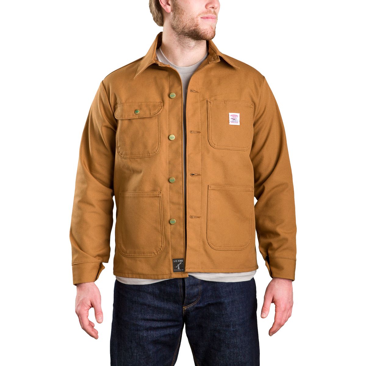 Pointer Brand Brown Duck Chore Coat Men's