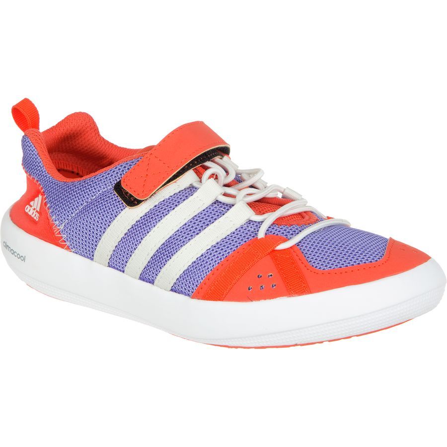 Adidas Outdoor Climacool Boat CF Water Shoe - Girls'&nbsp;Light Purple/Chalk White/Semi Solar Red