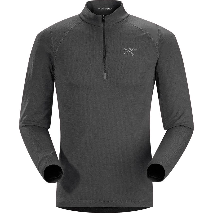 Arc'teryx Thetis Zip-Neck Top - Men's&nbsp;Carbon Copy