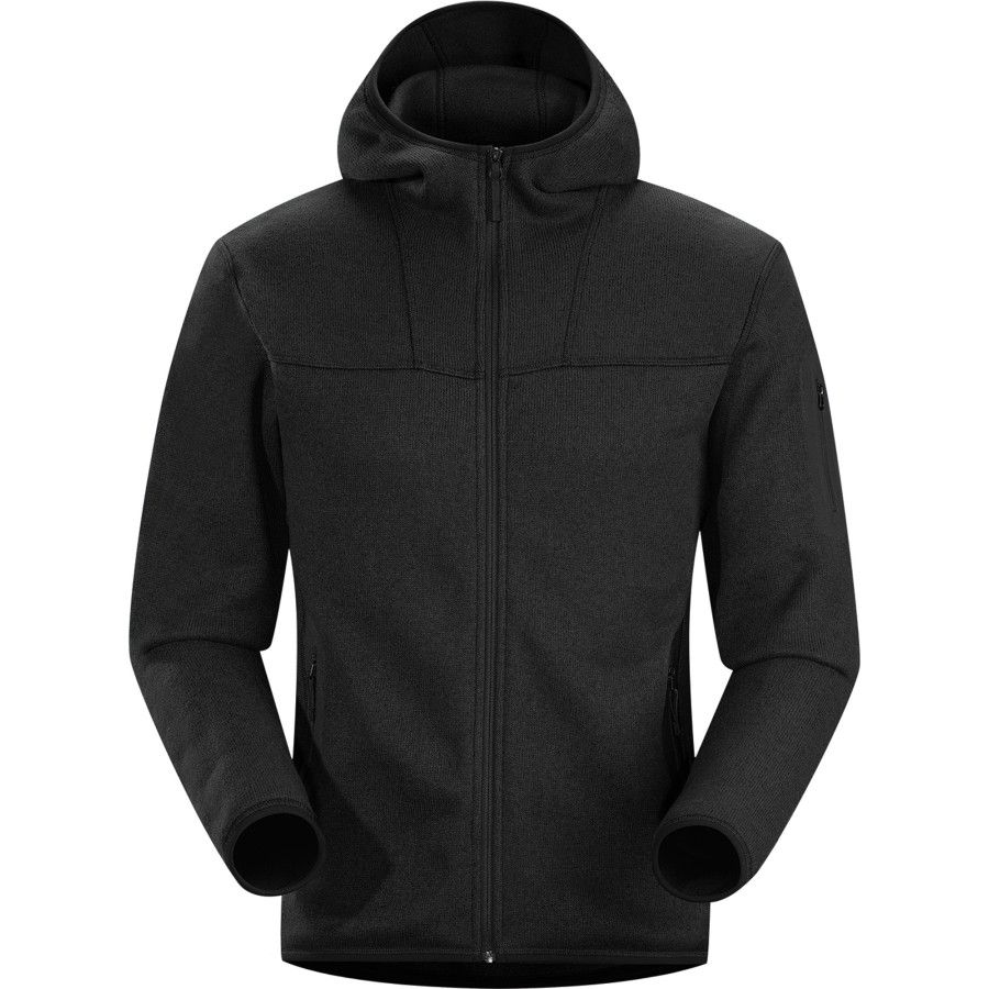 Arc'teryx Covert Fleece Hooded Jacket - Men's&nbsp;Black