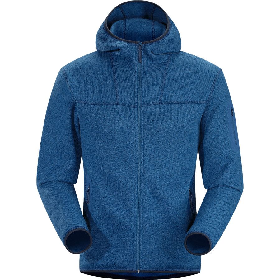 Arc'teryx Covert Fleece Hooded Jacket - Men's&nbsp;Kyanos