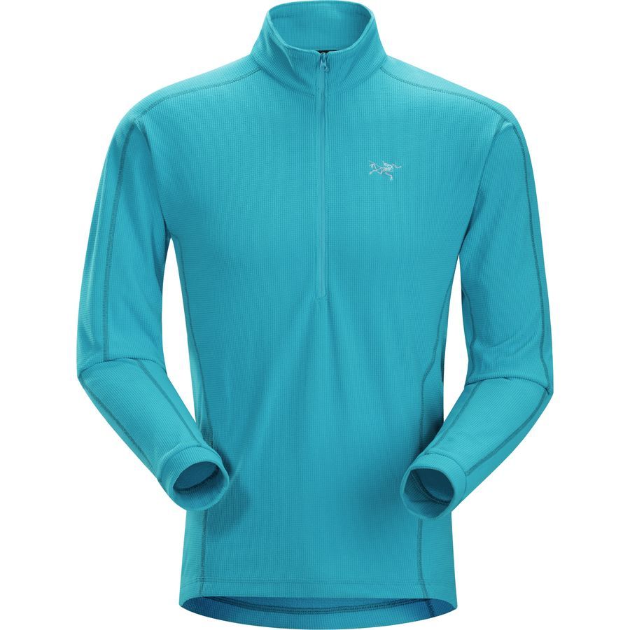 Arc'teryx Delta LT Zip-Neck Top - Men's&nbsp;Adriatic Blue