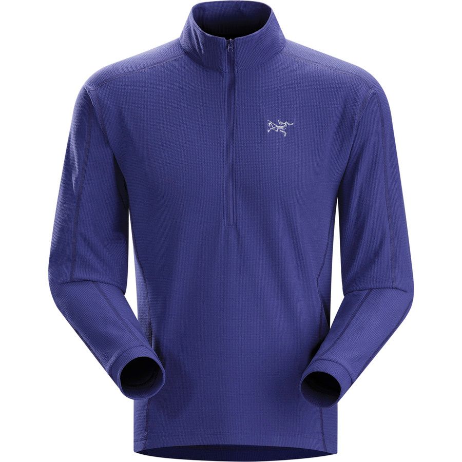 Arc'teryx Delta LT Zip-Neck Top - Men's&nbsp;Azul