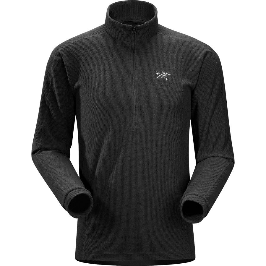 Arc'teryx Delta LT Zip-Neck Top - Men's&nbsp;Black