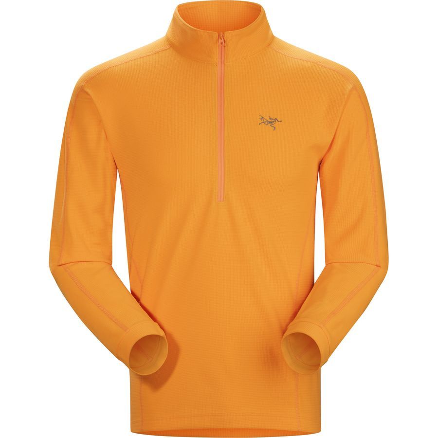 Arc'teryx Delta LT Zip-Neck Top - Men's&nbsp;Blaze
