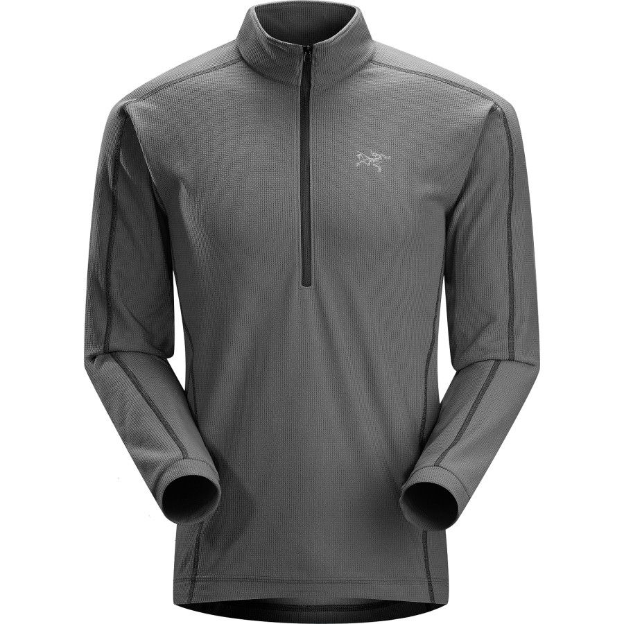 Arc'teryx Delta LT Zip-Neck Top - Men's&nbsp;Iron Anvil