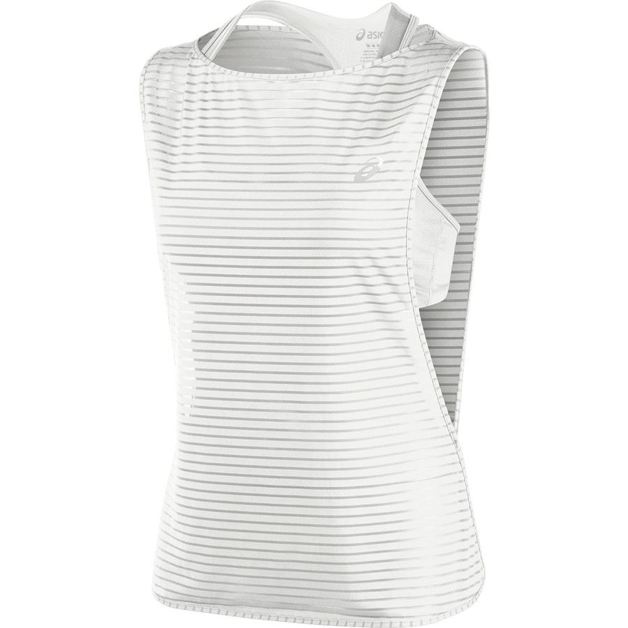 Asics Cleo Pop Double Tank Top - Women's&nbsp;Real White
