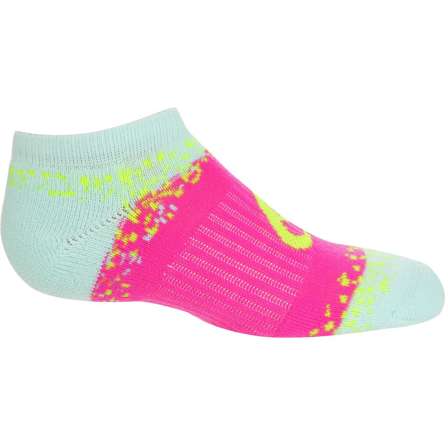 Asics Splatter No Show Socks - 6-Pair - Kids'&nbsp;3/4 Front
