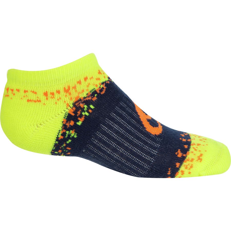 Asics Splatter No Show Socks - 6-Pair - Kids'&nbsp;3/4 Front