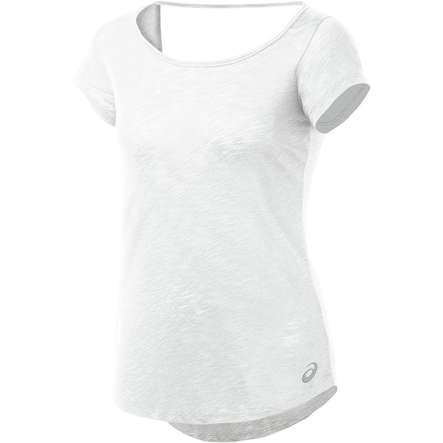 Asics Slub Shirt - Short-Sleeve - Women's&nbsp;White