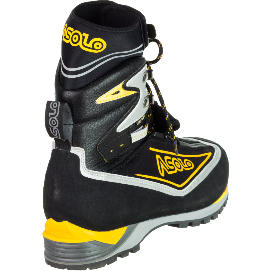 asolo boots black and yellow