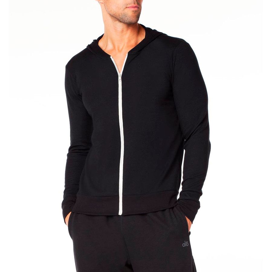 Alo Yoga Thermal Hooded Shirt LongSleeve Men's