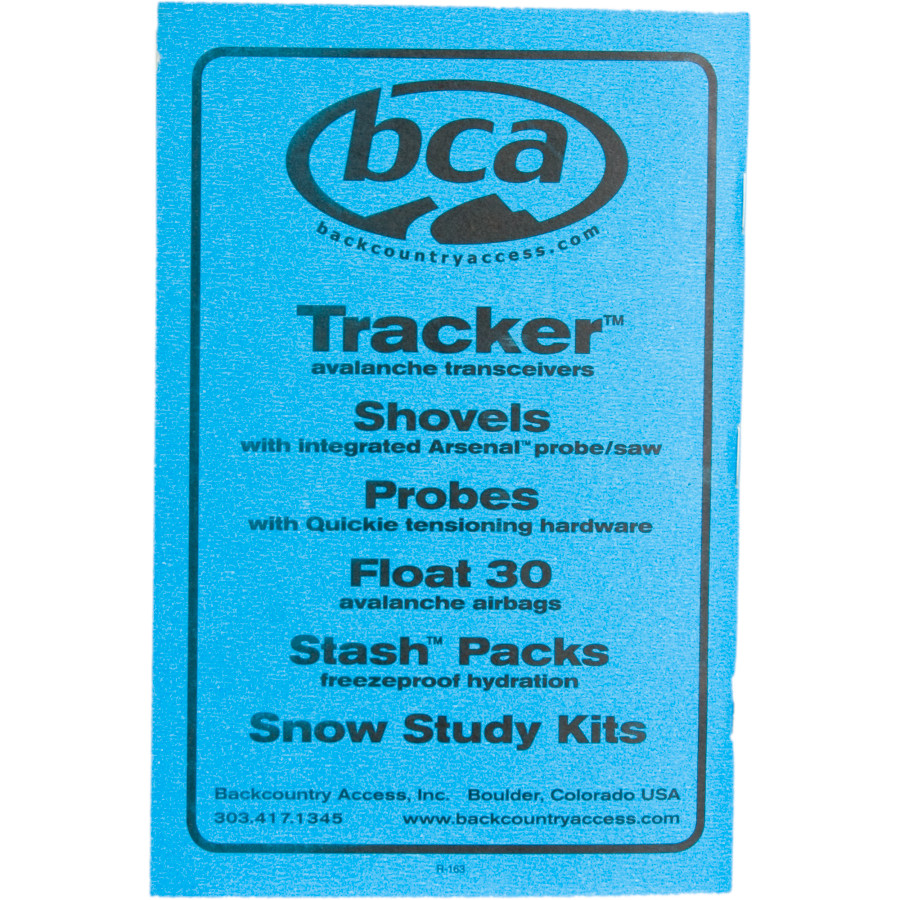 Backcountry Access Field Book&nbsp;Back