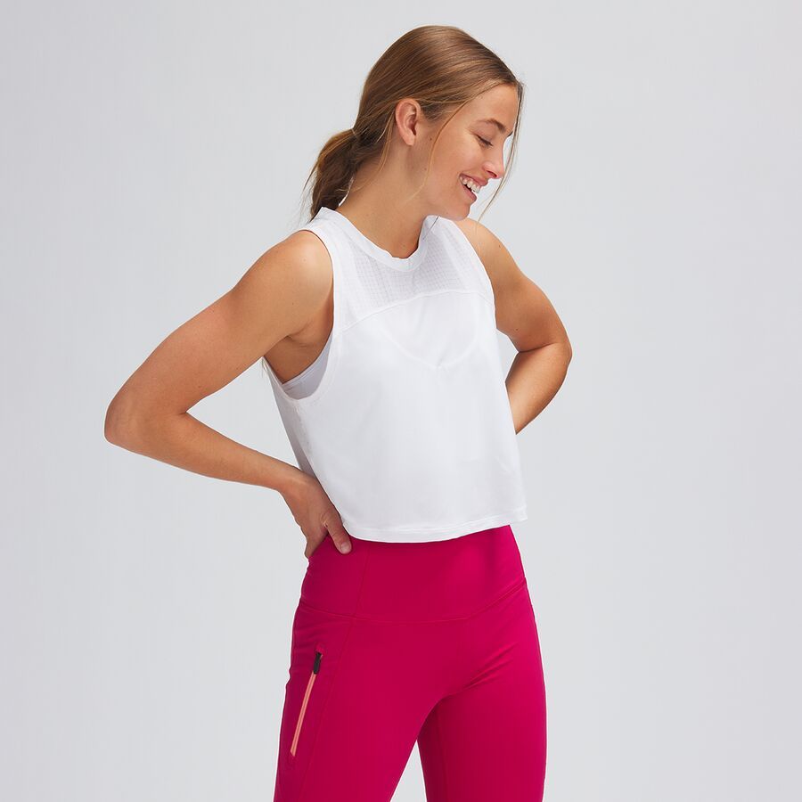Cropped Mesh Muscle Tank - Past Season - Women's