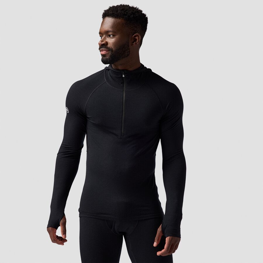 Cedars RWS Merino Lt-Wt Baselayer 1/2-Zip Scuba Top - Men's