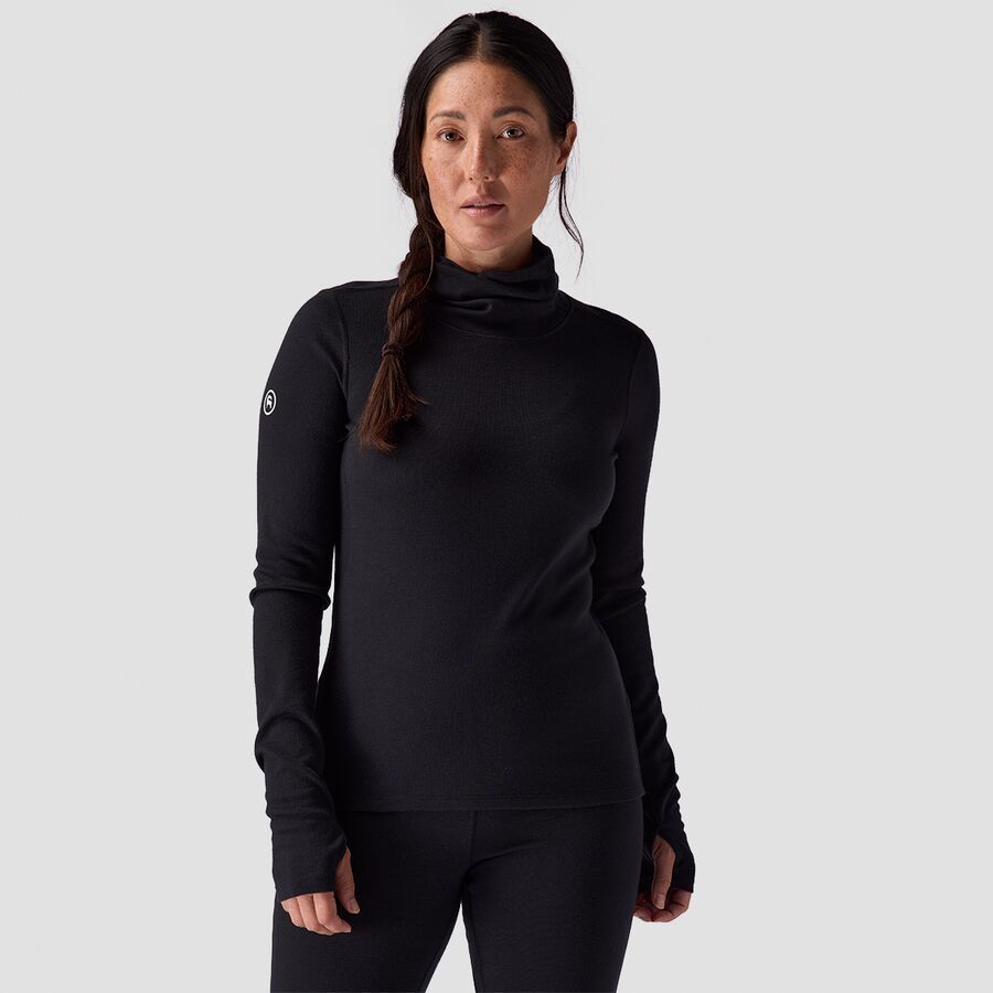Cedars RWS Merino Mid-Wt Baselayer Funnel Neck Top - Women's
