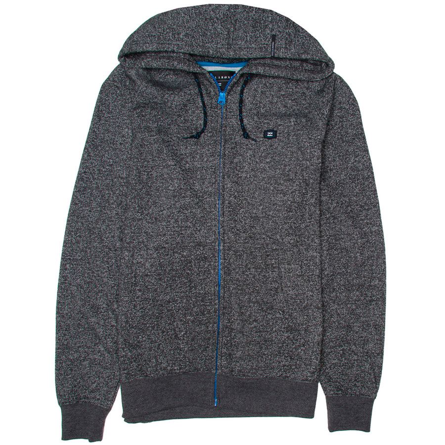 Billabong Balance Full-Zip Hoodie - Boys'&nbsp;Black Heather