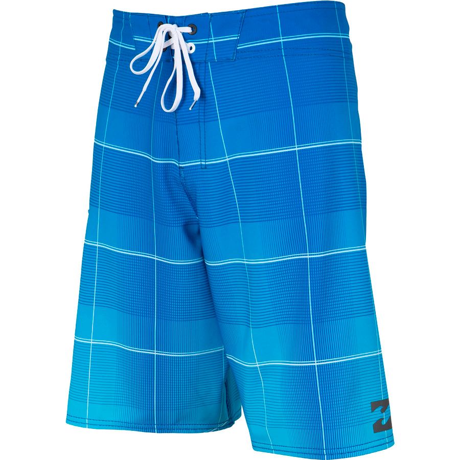 Billabong All Day Plaid X Board Short - Boys'&nbsp;Cyan
