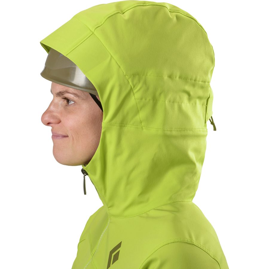 Black Diamond Dawn Patrol LT Hooded Softshell Jacket - Women's&nbsp;Detail