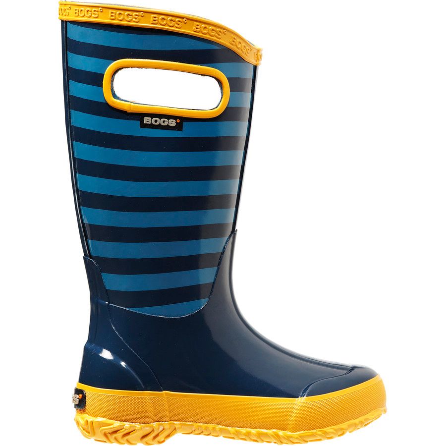 Bogs Rainboot Stripes Winter Boot - Girls'&nbsp;Navy Multi