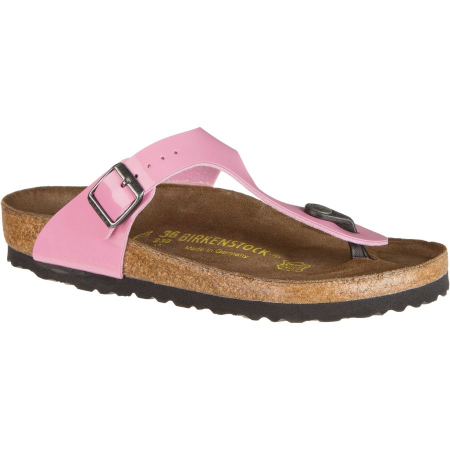 birkenstock gizeh patent blue