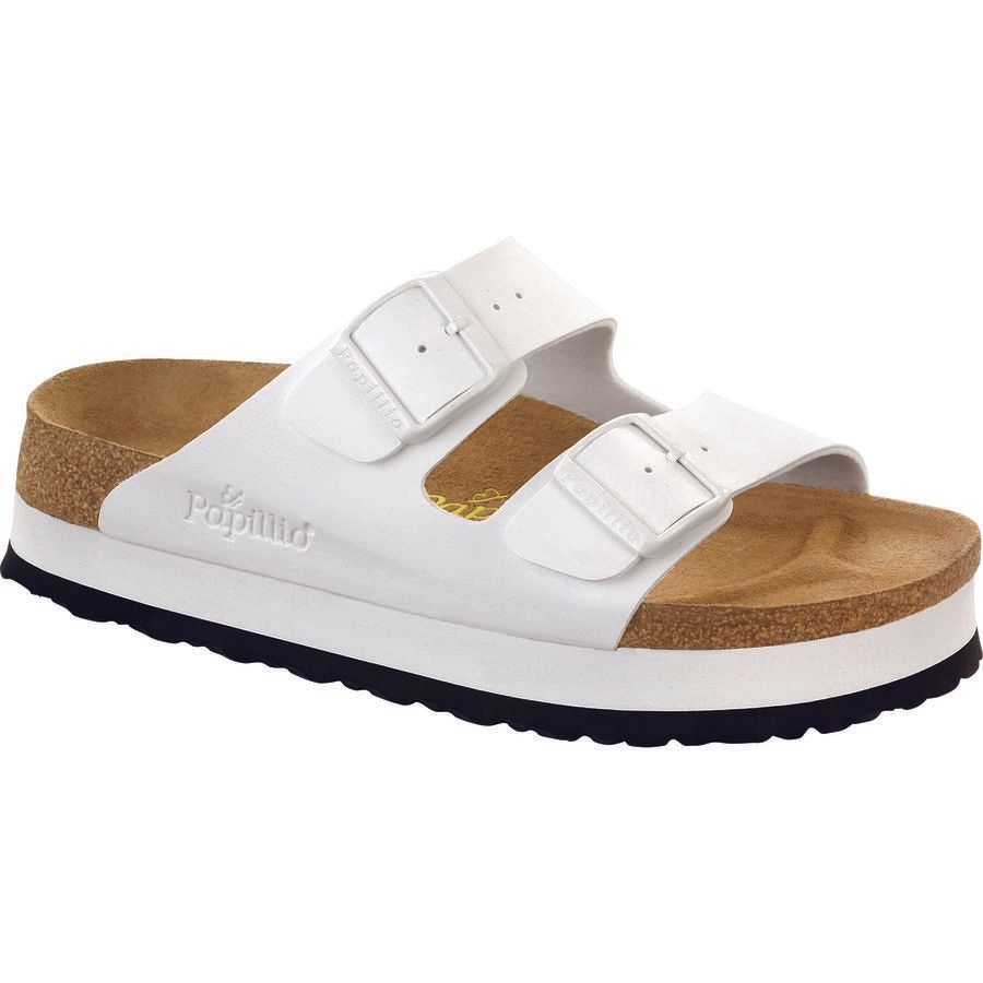 birkenstock papillio platform white