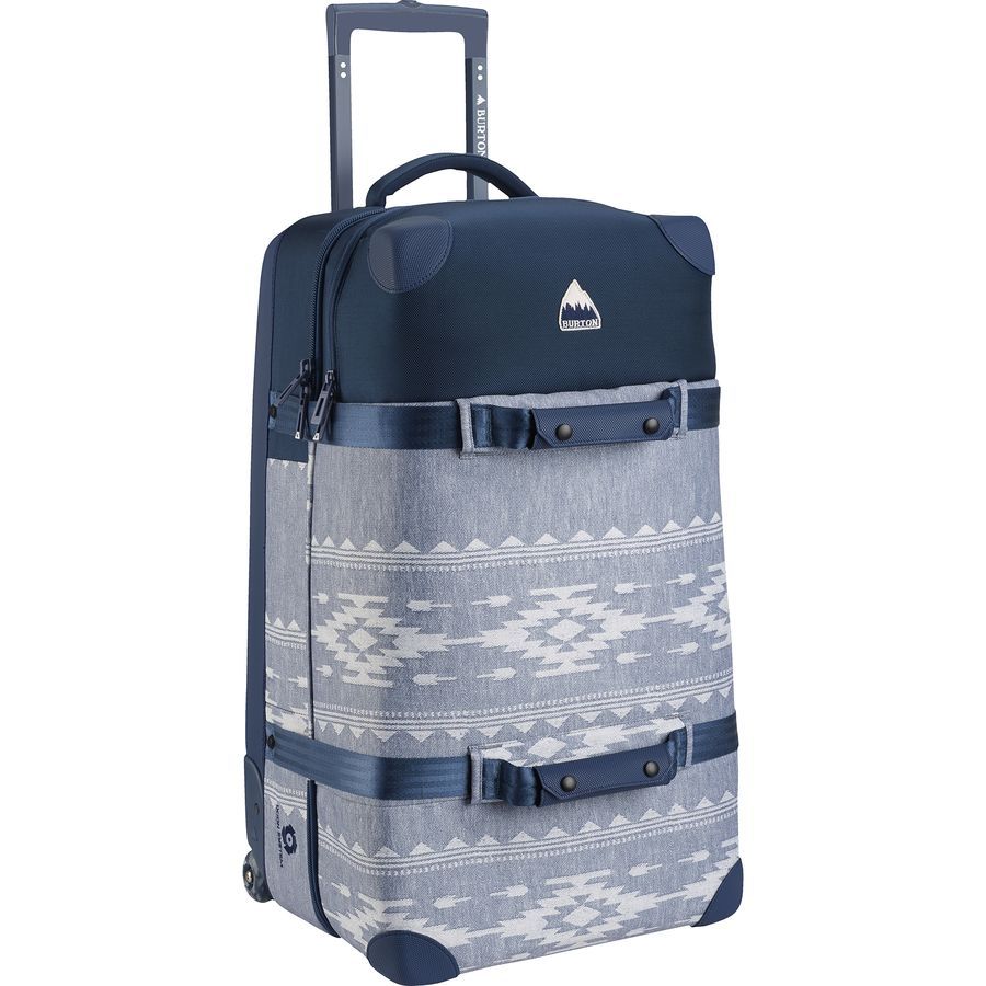 Burton Wheelie Double Deck Rolling Gear Bag - 6102cu in&nbsp;Famish Stripe
