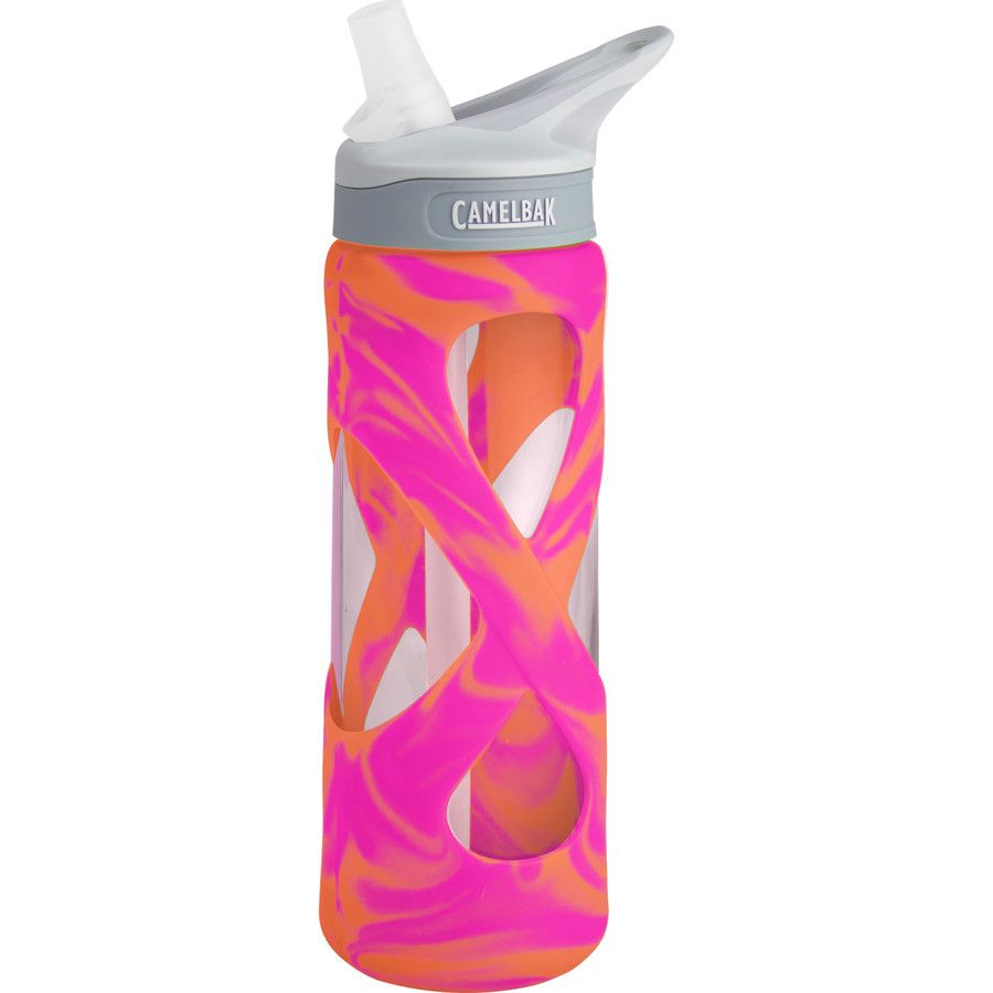 CamelBak Eddy Glass Water Bottle - .7L&nbsp;Pink/Orange Swirl