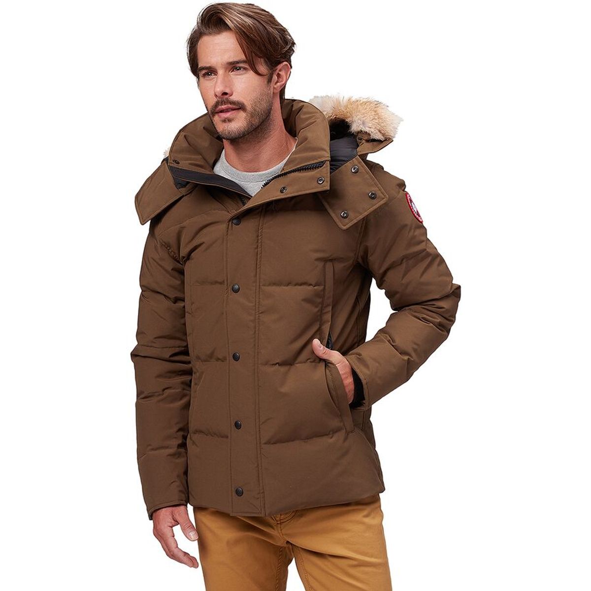 mens goose down coats on sale