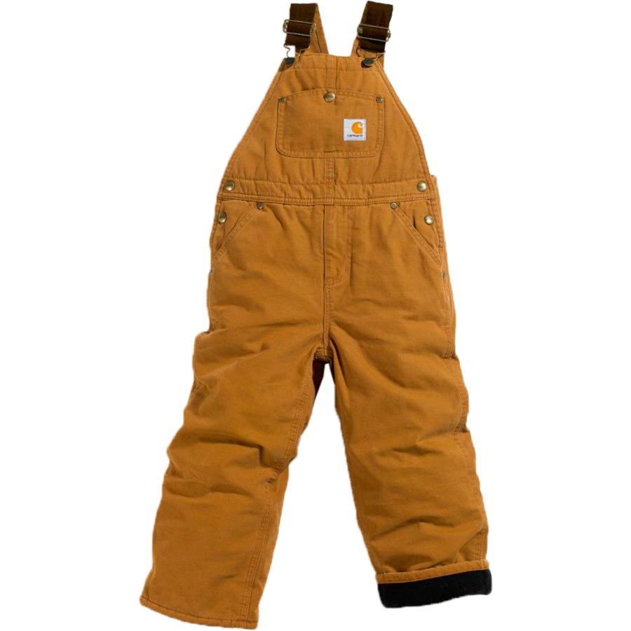 Carhartt Washed Duck QuiltLined Bib Overall Boys'
