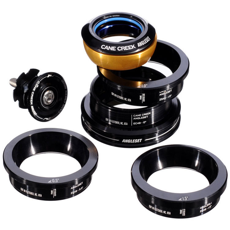 Cane Creek ZS49/EC49 AngleSet Tapered Headset Kit