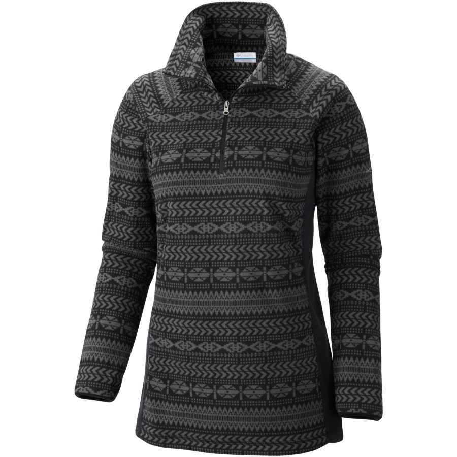 columbia fleece pullover with pockets