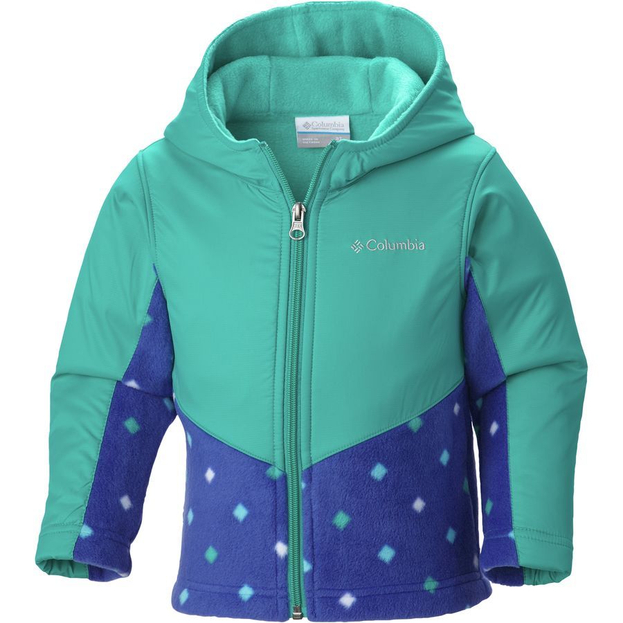 Columbia Steens Mountain Overlay Hooded Fleece Jacket Toddler Girls'
