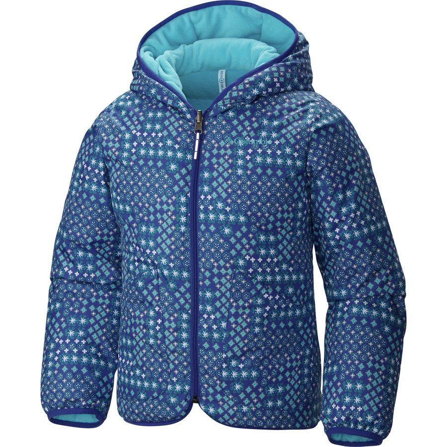 Columbia Dual Front Reversible Jacket - Girls'&nbsp;Light Grape Print