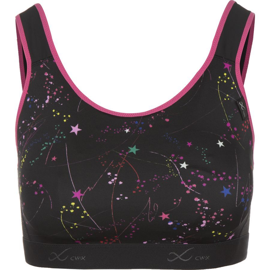 CW-X Versatx Support Sports Bra - Women's&nbsp;Constellation/Raspberry