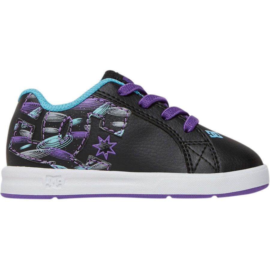 DC Court Graffik Elastic UL Skate Shoe Toddler Girls'