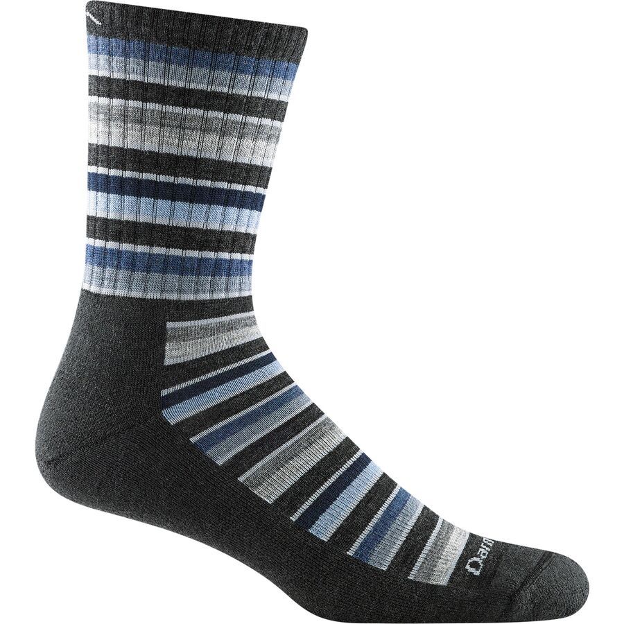 Decade Stripe Micro Crew Midweight Cushion Sock