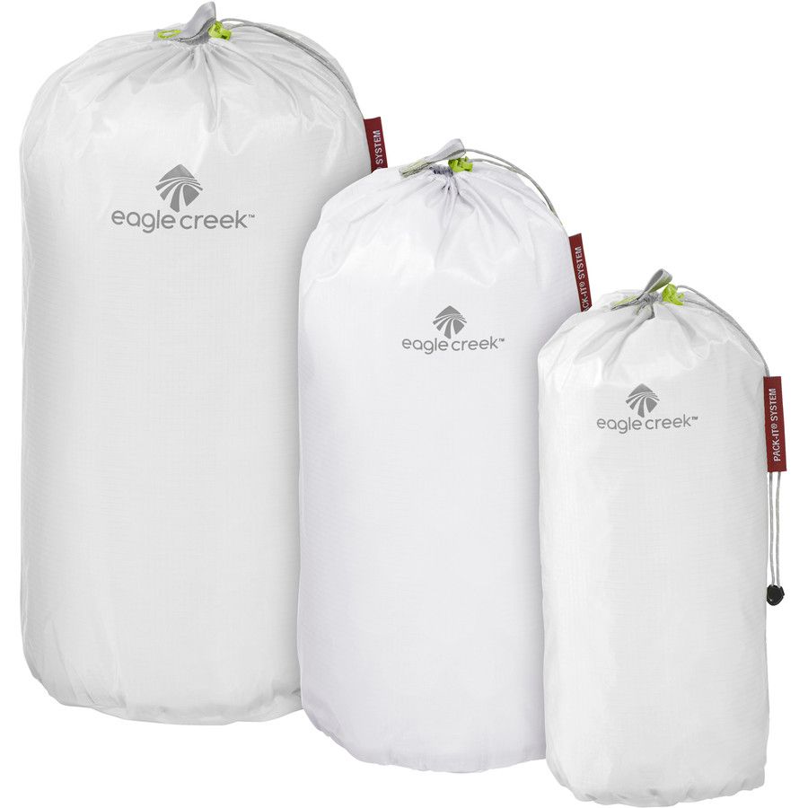 Eagle Creek Pack-It Specter Stuffer Set S/M/L - 200-550cu in&nbsp;White/Strobe