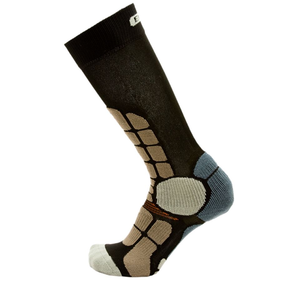 EURO Socks Digits Silver Ski Socks&nbsp;Black