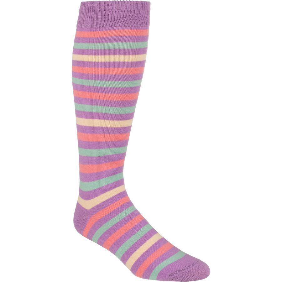 EURO Socks Flakes & Stripes Over-The-Calf Socks - Women's&nbsp;Violet
