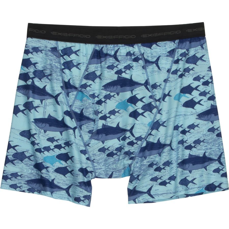 ExOfficio Give-N-Go Printed Boxer Brief - Men's&nbsp;Riviera/Fish