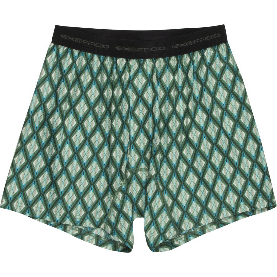 ExOfficio Give-N-Go Printed Boxer - Men's&nbsp;Hops/Argyle