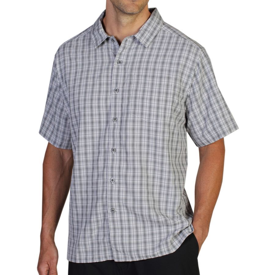 ExOfficio Pisco Plaid Shirt - Short- Sleeve - Men's&nbsp;Slate