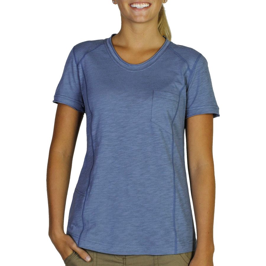 ExOfficio Techspressa V-Neck Shirt - Short-Sleeve - Women's&nbsp;Dusk