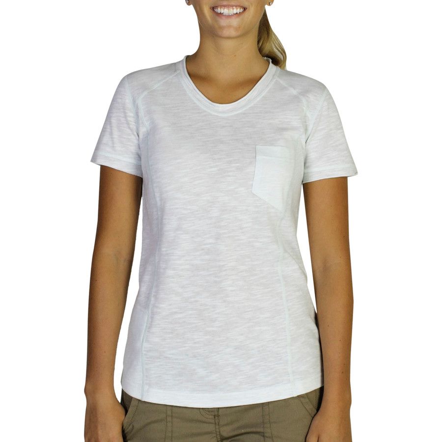 ExOfficio Techspressa V-Neck Shirt - Short-Sleeve - Women's&nbsp;Opaline