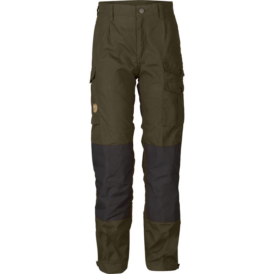 Fjallraven Vidda Trouser - Boys'&nbsp;Dark Olive/Dark Grey