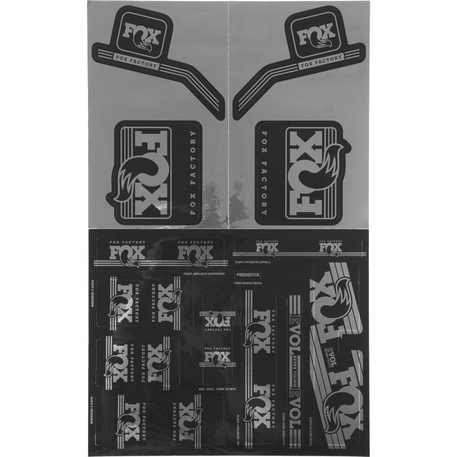 FOX Racing Shox Heritage Fork and Shock Decal Kit