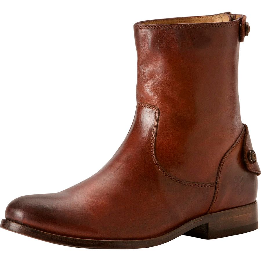 Frye Melissa Button Zip Short Boot Women's