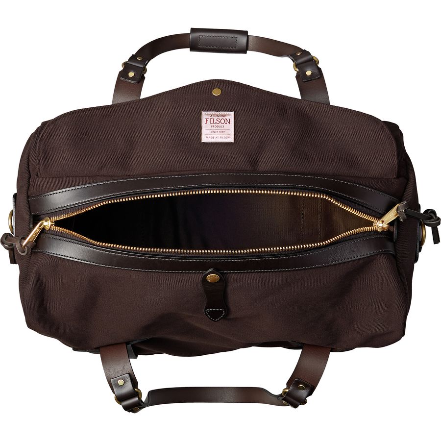 Filson Medium Twill Duffel Bag&nbsp;Open