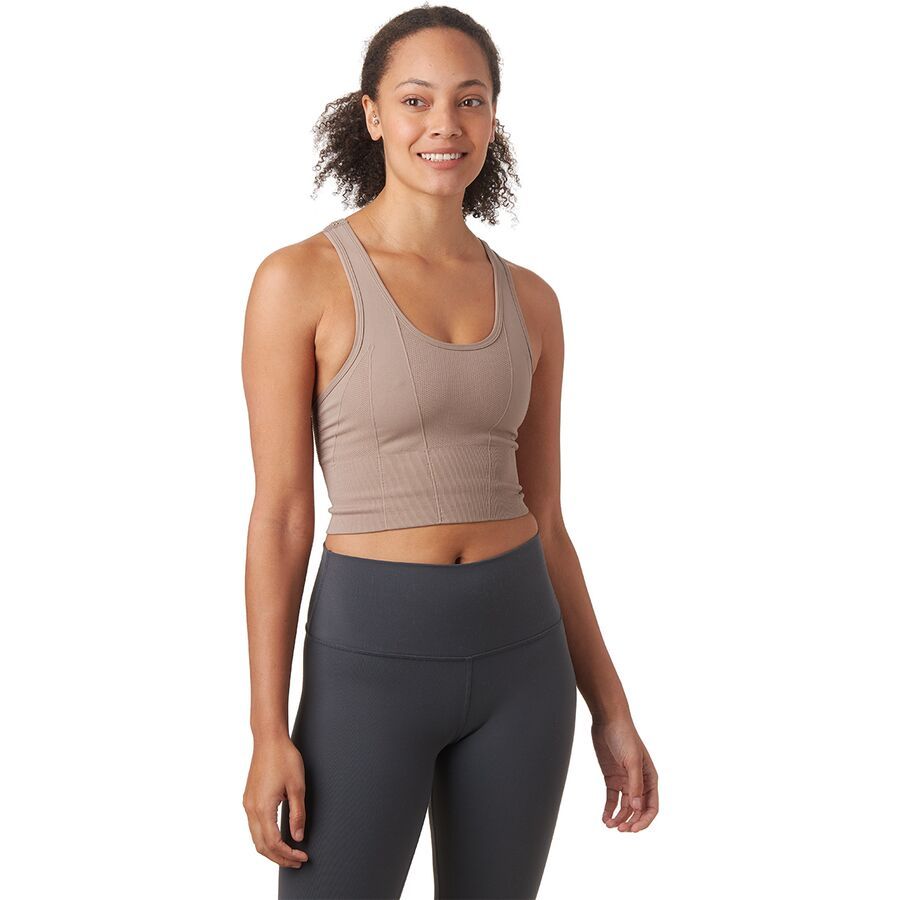 Earth Gratitude Seamless Long Crop Top - Women's